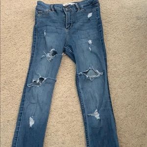 hollister high rise jeans